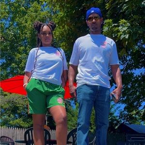 STUCK BETWEEN THE 90s UNISEX WHITE TSHIRT